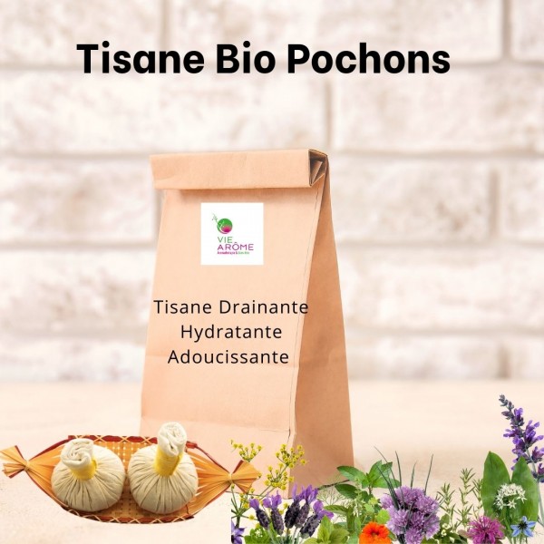 TISANE BIO POCHONS Drainante Hydratante Adoucissante